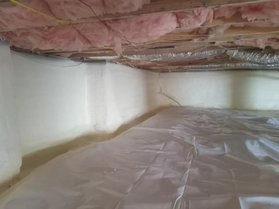 Crawl space encapsulation with closed-cell spray foam for Roof Maintenance in Fort Meade